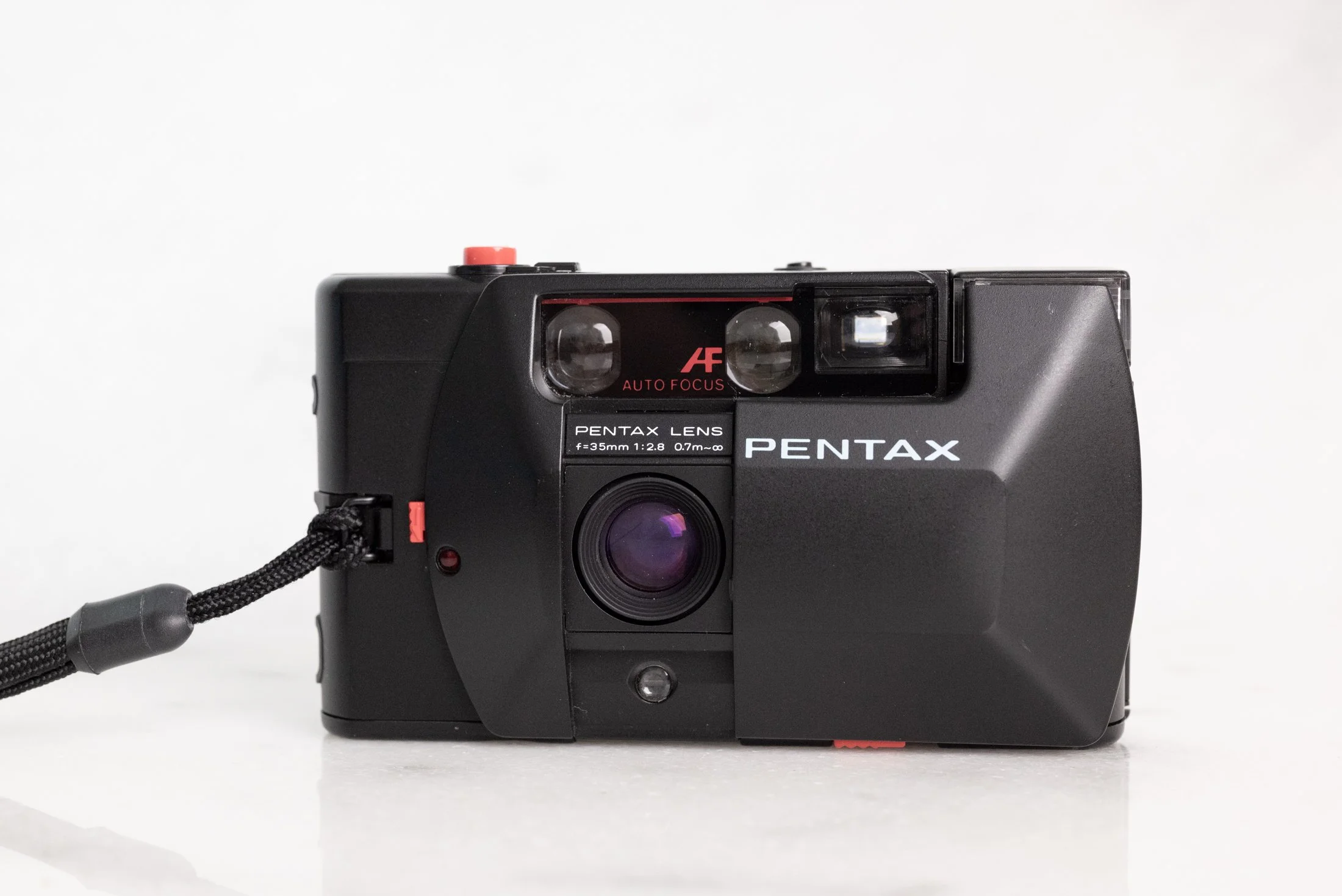 Pentax PC35AF Point and Shoot 35mm Film Camera - Fully